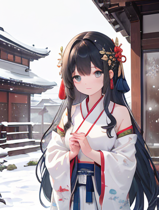 【冬日诗意：女性中长款冬季大衣】