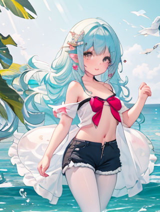 夏日风情：短裤内搭的时尚艺术